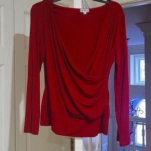 Julie Mango Blood Red Top SZL